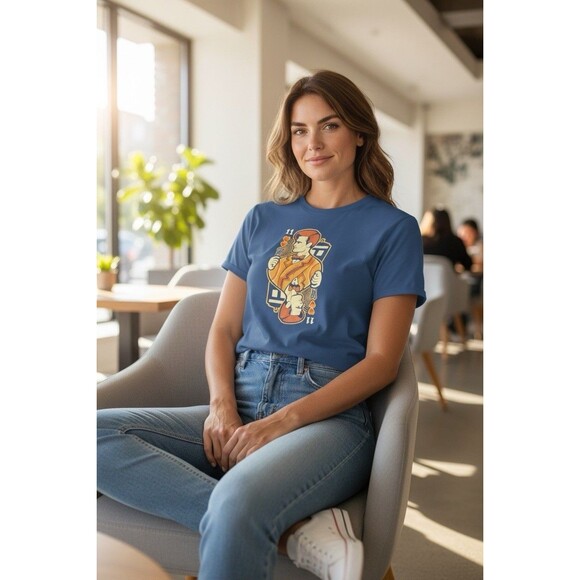 Doctor Who 11th of Hearts Cards Matt Smith Satire Parody Teefury Men Shirt 2XL - Picture 4 of 6